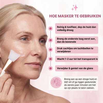 Bio-Collageen Masker + Kwast
