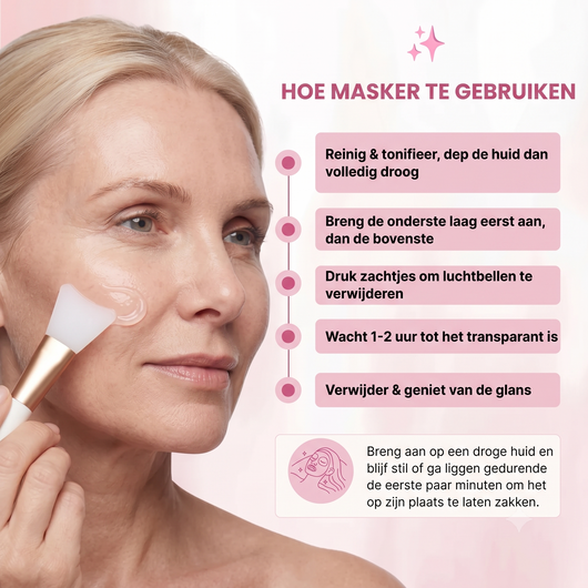 Bio-Collageen Masker + Kwast